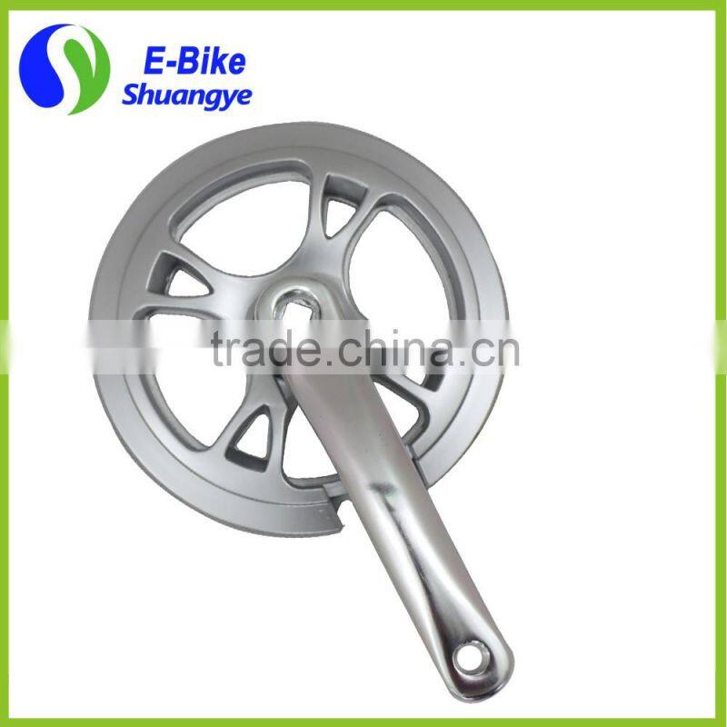 alloy electric bicycle crank and chainwheel bicycle crankset