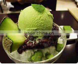 Glass door ice cream display showcase, excellent refrigerating showcase with 12pans