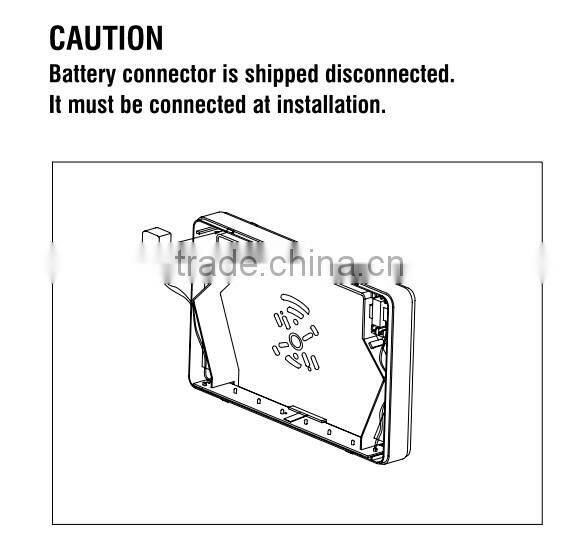 ET-100 UL listed LED rechargeable 2 sided exit sign