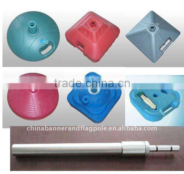 Flying banner sand bag base with square and round type High quality Outdoor Flag sand bag