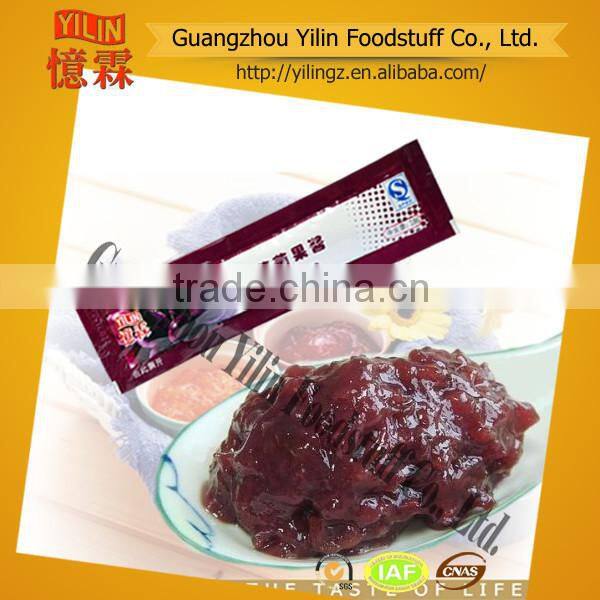 18g sachet grape Jam made in OEM factory