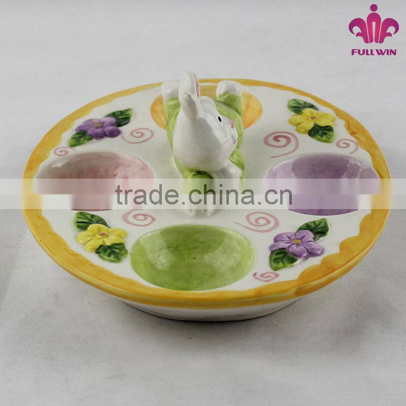 4 pieces of ceramic egg holder