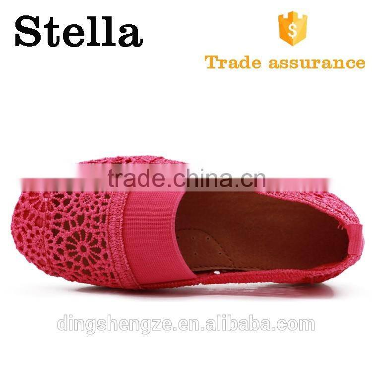 wholesale lovely pattern handmade girl crochet knitting shoes