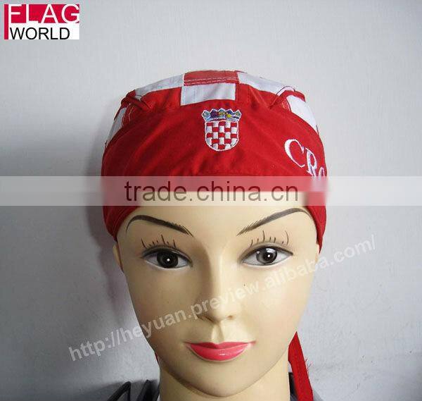 100% cotton bandana cap