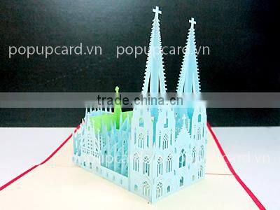 Happy trip pop up greeting card