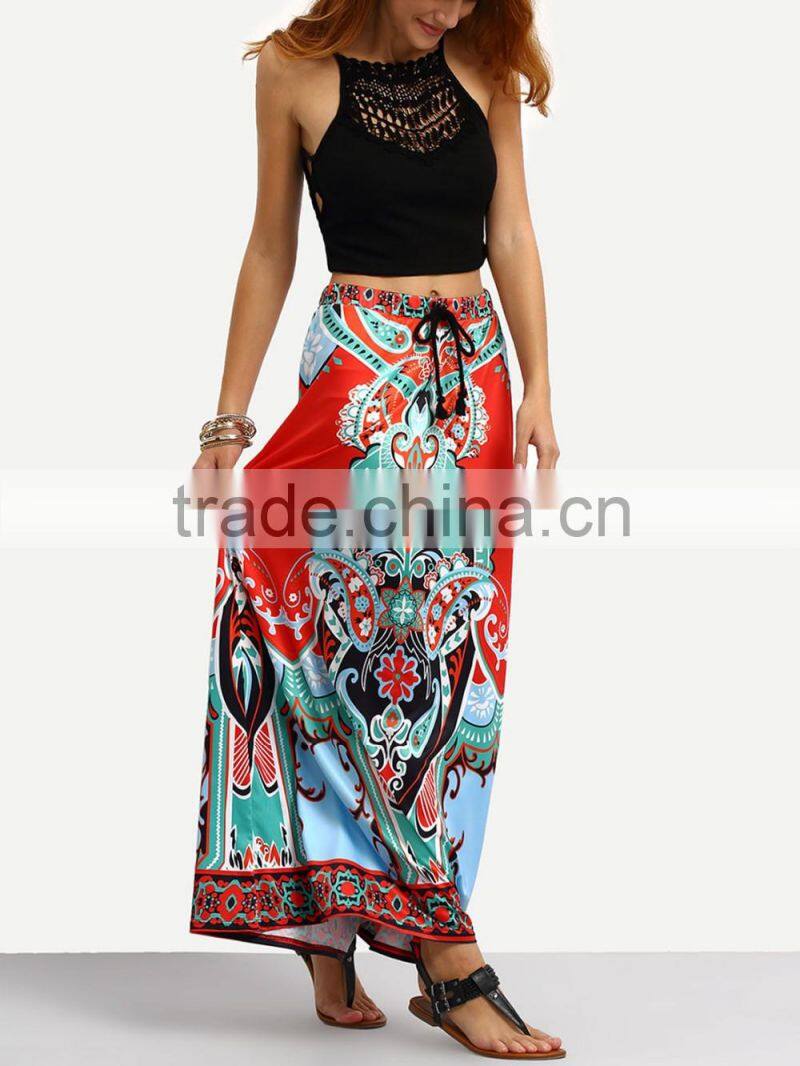 2016 Casual skirt for women, long casual muslim skirt