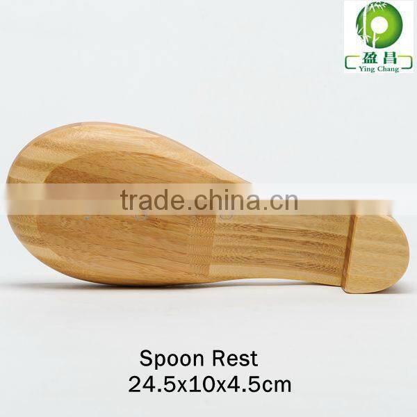 Luxury new shoes shape design bamboo Spoon rest