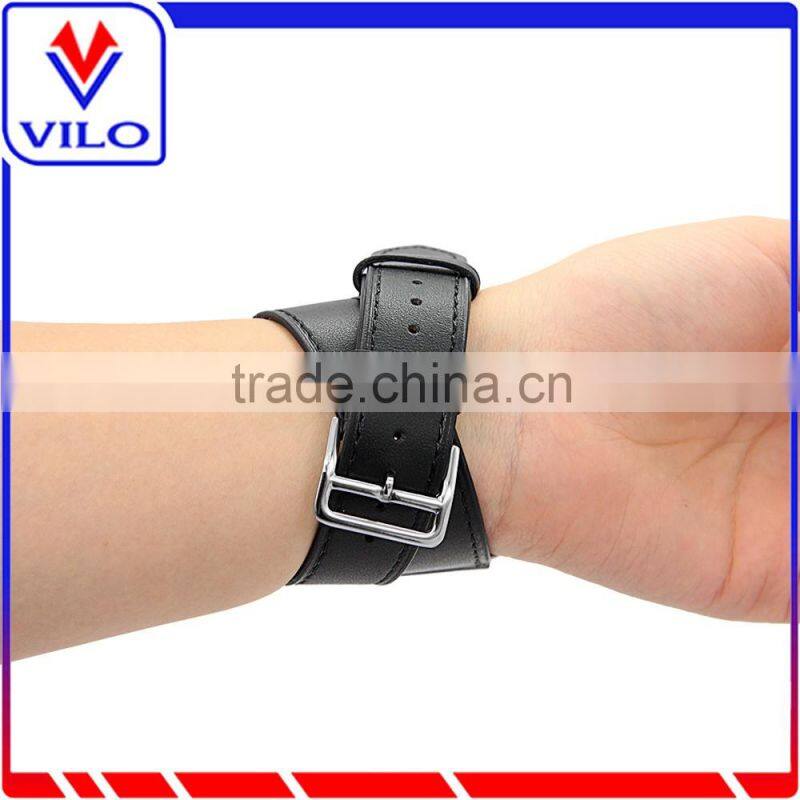 The Wholesale Extra Long Genuine Leather Band Double Tour Bracelet Leather watchband for Apple Watch