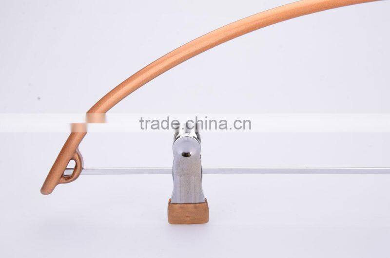LEC-M5045 wire garment clothes hangers with plastic coated