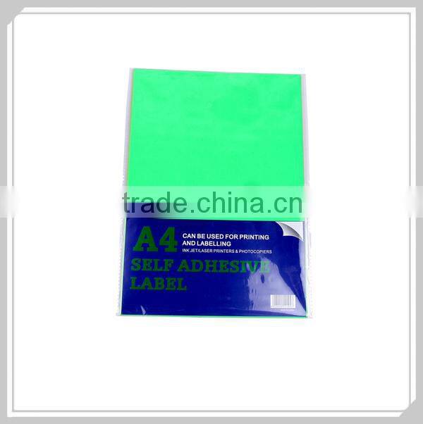 Adhesive labels for plastic bags