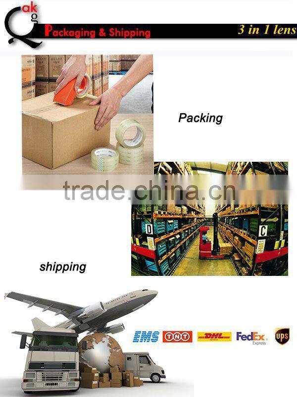 mobile phone accessories 3 in 1 lens kit 180 Degree Fisheye Lens wide Angle lens Micro Lens for samsung iphone 6