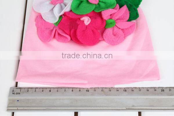 Popular Winter Cute Baby Beanie Hats With Flowers