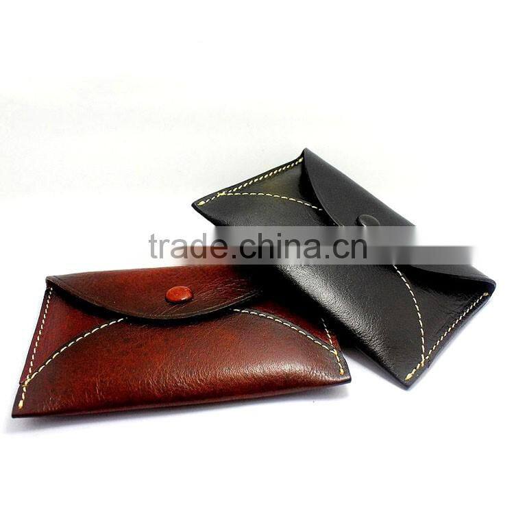 Goat leather for business card holder with custom logo