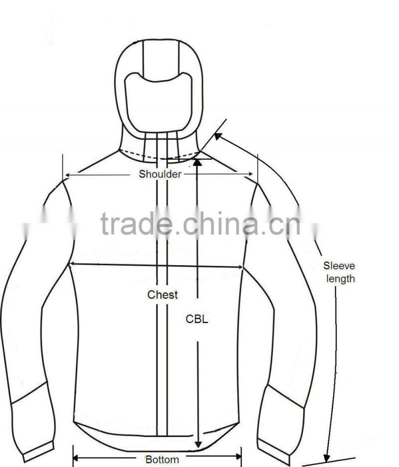 2016 New Design Colour Contrast Mens Padded Ski Jacket