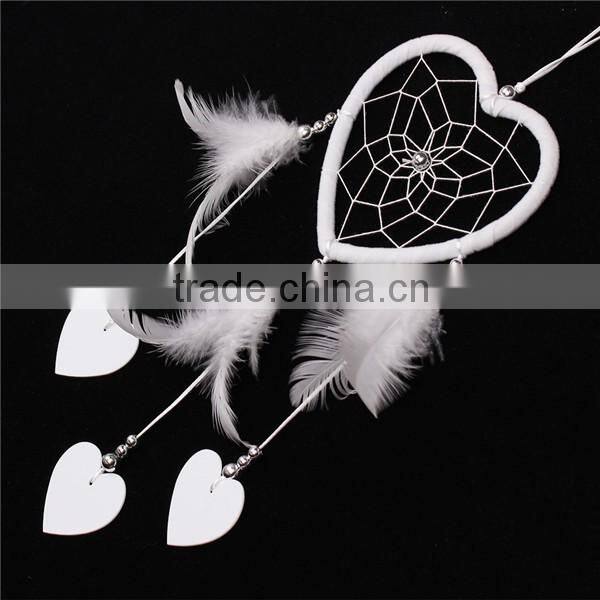 Feather decoration Indian Dream Catcher, crochet handmade Dream Catcher