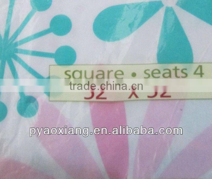 New design vinyl flannel backed tablecloth