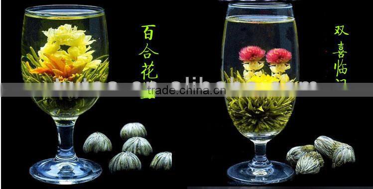 2016new hand made blooming tea amaranth Calendula and jasmine flower