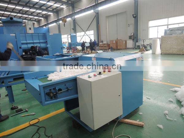 100% opening rate polyester fiber opening machine from qingdao China
