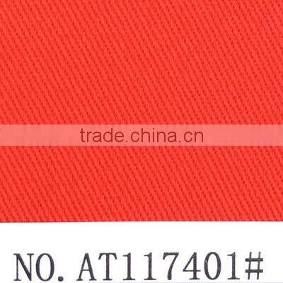 Red cotton spandex woven fabric