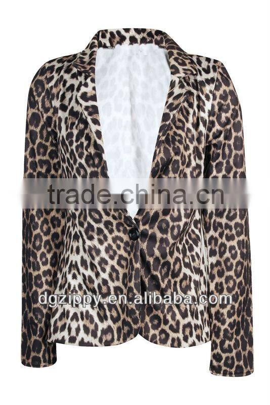 Leopard Print latest jacket women