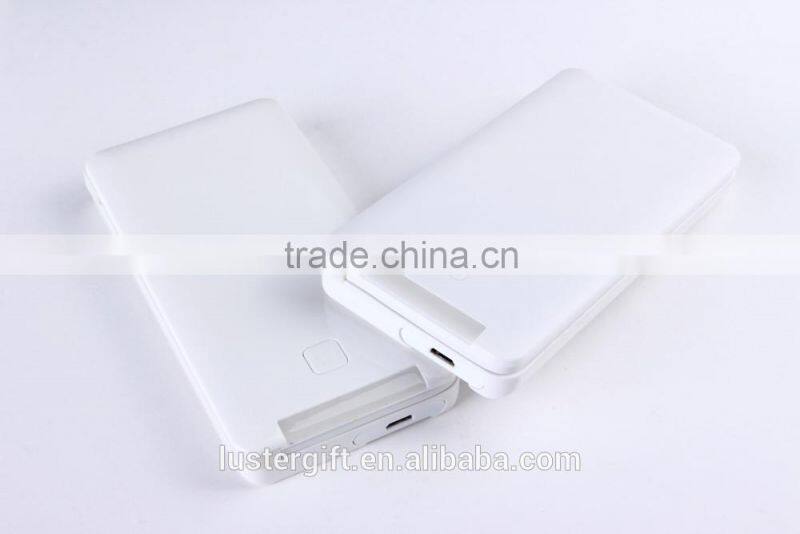 Hot selling 6000mAh for iPhone 6 6S External Rechargeable Battery Charger Built in Cable Power Bank