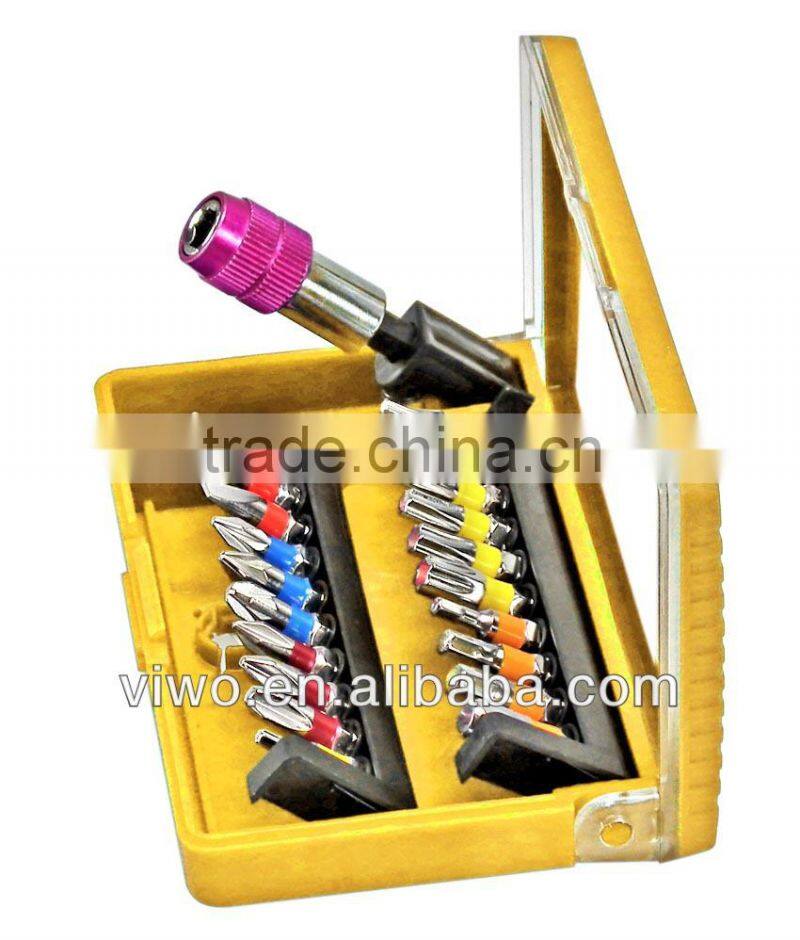 25mm 21pcs bit set colour ring bits set