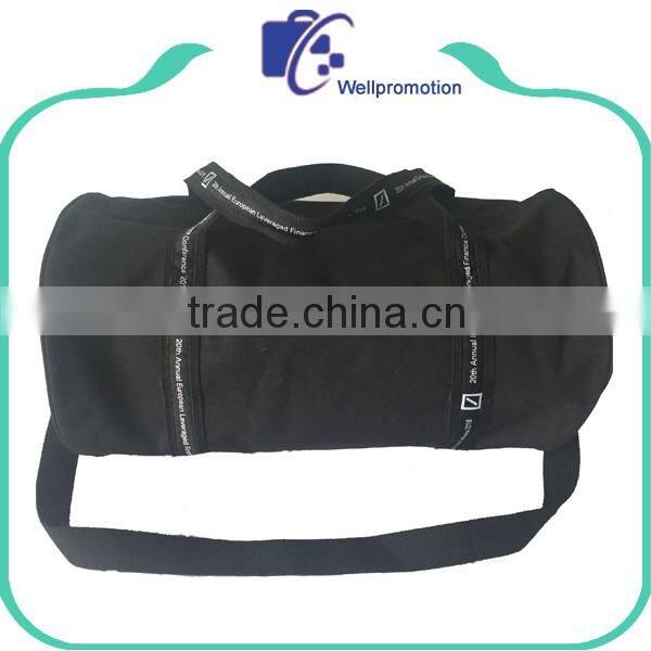 Wholesale men black canvas duffle bags