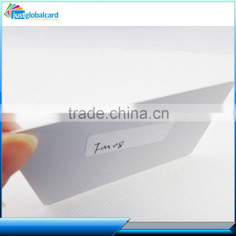 Bank card size blank smart card printing for inkjet printer
