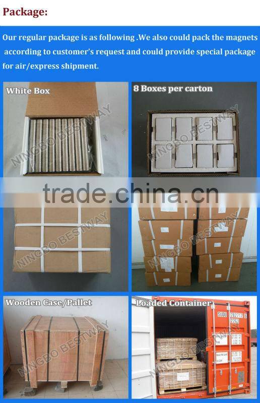 High Quality Permanent Large Ring Magnets