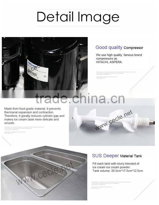 Multipurpose hard serve ice cream machine(icm-t48s)