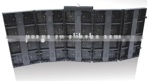 Portable light weight P6 flexible led mesh curtain