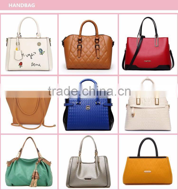 6 pcs of 1 set handbags shoulder bags wholesale PU 2016 stylish women bag