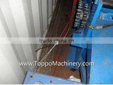 Glazed Metal Roof Ridge Cap Producing Machine