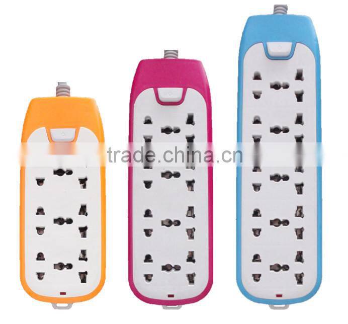 6 Way Electrical Power Extension Socket With Shutter