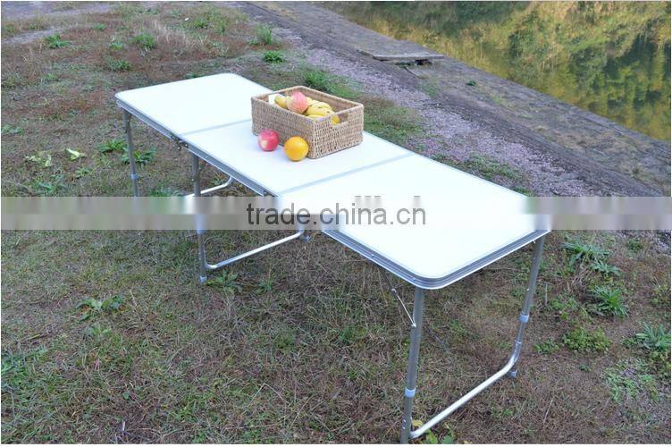 Hot Outdoor 6 Foot 180cm OEM Color Aluminum Folding Outdoor Table
