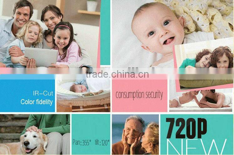 P2P H.264 ONVIF Wireless HD Megapixel Indoor IP Camera Support Synology NVR WiFI AP Inside