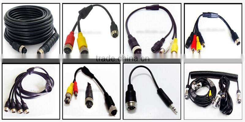 waterproof wire cable car camera extension aviation connector cable