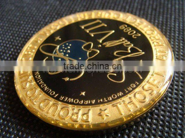 Best selling beautiful hard enamel commemorative coin
