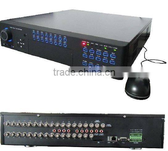 24CH CCTV DVR (TV &BNC output, support symbian, Iphone, Windows ,27 kinds Multi-language)
