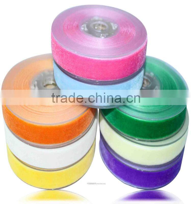 Wholesale Cheap High quality gray series velvet ribbon for garment accessories