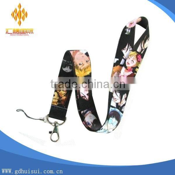 Transparent pvc badge holder lanyard