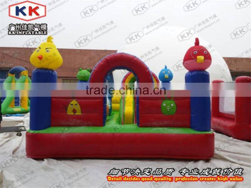 Thomas Cartoon Train inflatable castle For Children Farm Land