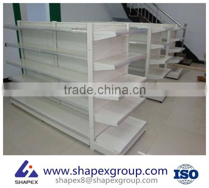 Top Quality Diversity Layer Board Supermarket Shelf With Punch Panel