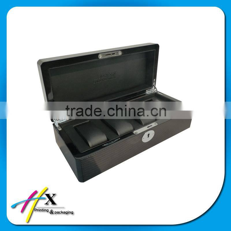 custom wooden watch display box