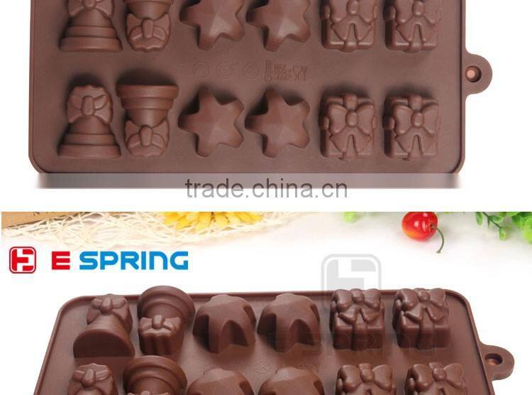 custom made polycarbonate silicone chocolate mould for cake decorating