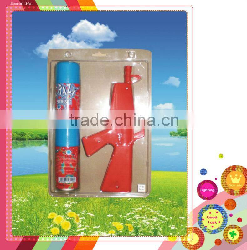 Spray String with gun