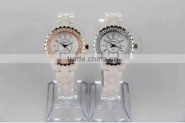 wholesale fashion ceramic quartz women lady luxury watch