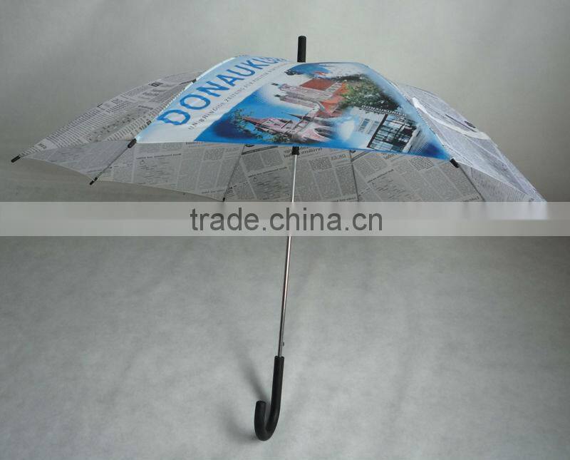 Advertising straight umbrella newspaper umbrella