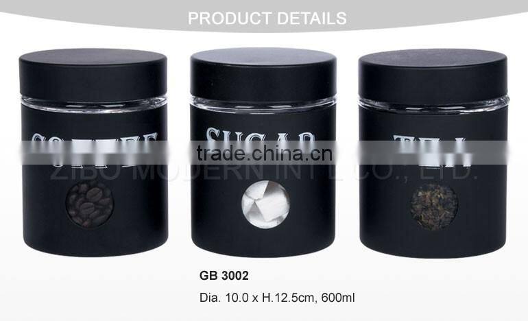 Stainless Steel Coating Tea Coffee Sugar Storage Jar