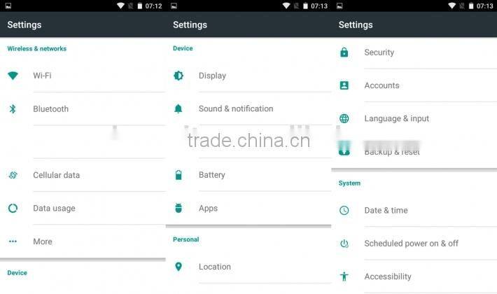 Original Cubot X12 5" Quad Core MTK6735 1.0Ghz Android 5.1 3G Celular Mobile Phone Dual SIM Dual Standby 1G RAM 8G ROM Phone